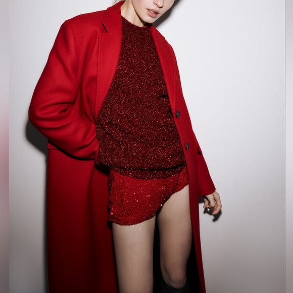 ZARA TINSEL SWEATER WITH OPEN BACK - Picture 5 of 11